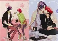 B. Mitsutoki & Shohei Ikushima A4 Clear File Set (2-Pack Set) "Therapy Game"