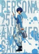 Main character (PERSONA 3 man) A4 plastic trasparent file folder "25th anniversary of Persona series" Animate limited.
