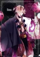 Kou Mukami A4 plastic trasparent file folder "DIABOLIK LOVERS : Bloody Oniyo - KUJI Type B" D-2 Prize