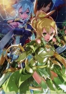 Chinon & Leifia & Kirito A4 clear file "Sword Art Online"