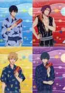 [Single Item] Collection (Yukata) A7 Clear File 4-Pack Set "Free! -Road to the World - Dream" Limited Ion