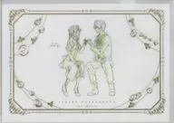 Type3 (Violet & Gilbert / Thimble) Keyframe clear file Gold (A4 plastic trasparent file folder) "The Movie Version of Violet & Over Garden"