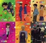 Juego de 6 tipos A4 Clear file "KAGOME× Detective Conan Color Festival" Purchase benefits de productos objetivo