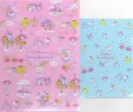 Collection plastic trasparent file folder 2-Pack Set "Little Cute Little Guy x Sanrio Character Connectors"