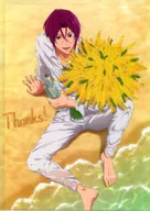 Rin Matsuoka Thanks! Birthday A4 plastic trasparent file folder "Free! Series Birthday Presents"