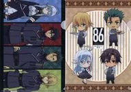 集合 A4クリアファイル2枚セット 「86-エイティシックス- コラボレーションカフェ powered by Animax Cafe+」