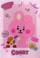 COOKY secret A4 clear file MY LITTLE BUDDY "BT21"