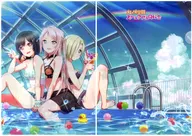 Mifune Noriko & Mia Taylor & Kanearashi Original A4 Clear File "Comic Love Live! Nijigasaki Gakuen School Idol Dokyokai Kizuna ComicBook Volume 3" Bônus de compra dos jogadores