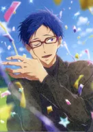 Rei Ryugasaki Wonderful Birthday Party! A4 Hologram Clear File "Free! Series Birthday Presents"