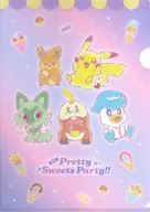 Pretty Sweets Party！A4文件夹口袋妖怪中心限定