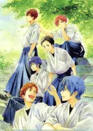 AOHARU A4 plastic trasparent file folder "Tsurune Kaze Maitaka School Kyudo Club"