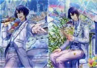 聖川真鬥A4透明文件夾2張SET My Dearest Flower Ver."歌之☆王子殿下♪♪Shining Live特別活動～My Dearest Flower～in丸井>