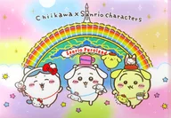 Puroland A4 plastic trasparent file folder "Chi-kawa Something Small and Cute × Sanrio Character Connectors"