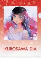 Kurosawa Dia A4 plastic trasparent file folder "Love Live! Sunshine! Kurosawa Dia Second Solo Concert Album" Animate Purchase benefits