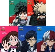 全5種セット A4クリアファイル 「僕のヒーローアカデミア×クロレッツ」 対象商品購入特典
