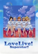 Liella! A4 plastic trasparent file folder "CD Love Live! Superstar! Liella! 1st album What a Wonderful Dream!" Animate Purchase benefits