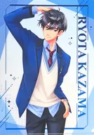 Kazama 玲太 A4 plastic trasparent file folder "Tokimeki Memorial Girl's Side 4th Heart Half Anniversary"