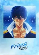 Nanase Haruka A4 plastic trasparent file folder "Free! Theater Version -Road to the World - Dream Original Original Soundtrack Forward Blue Waves" Animate Purchase benefits