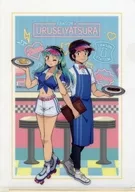 "THE RETURN OF LUM URUSEI YATSURA x Lawson" original A4 plastic trasparent file folder by Morohoshi Ataru & Ram (sales clerk) Target products Purchase benefits