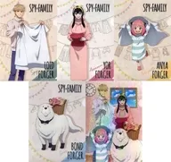 5-Type Set A4 plastic trasparent file folder "SPY×FAMILY× Lion Year-End Family Laundry! Campaign" NANOX Target Products Purchase benefits