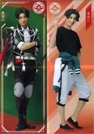 Yudai Tachibana (Buzenko) Vertical-type plastic trasparent file folder 2-Pack Set Battle Ver. + Naiban ver. "Musical 『 Sword Ranmai 』 Eon Suideji ~ New Edition Satomi Hakkenden ~" Loppi HMV & BOOKS online only