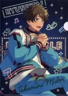 Midori Takamine ES 7th Anniv. A4 Neon Clear File "Ensemble Stars!"