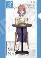 Sankyu NAKANO (Lunch Date Ver.) A4 plastic trasparent file folder' Eiga The Quintessential Quintuplets'