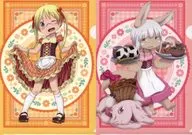 A. Rico & Nanachi A4 Drawing Clear File Set (2 Sheets) "MADE IN ABYSS : Golden Village of the Rising Sun x Don Quijote"