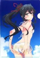 Yukinoshita Yukino A4 plastic trasparent file folder (seaside bikini)' My Youth Romantic Comedy Is Wrong, As I Expected. Complete'