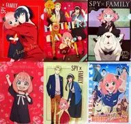 All 6 types set original A4 size clear file "SPY×FAMILY× Ghana Chocolate" FamilyMart limited item Purchase benefits