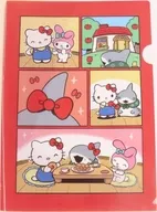 hello kitty×美乐蒂A4文件夹