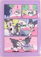 Chromi-A4 plastic trasparent file folder "Otokakeko Shark x Sanrio Character Claws"