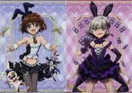 Hakami Hayate & Road Deere Painted A4 Clear File 2-Pack Set C Magical Bunny ver. "Magical Girl Lyrical NANOHA Series x Don Quijote"