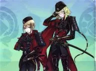 日向正宗＆石田正宗 A4クリアファイル 「刀剣乱舞-ONLINE-」 OTOMEDIA 2023年7月号 付録