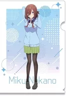 Design 08. Nakano Miku B A4 plastic trasparent file folder "The Quintessential Quintuplets ∽」"