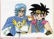 Die & Abán (amarillo) A4 Clear File C "Dragon Quest : Dy's Great Adventures Exhibition : The Track of the Hero : A Ultimate Fight"