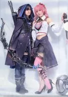小泉萌香(フクロウ)＆長谷川玲奈(フラミンゴ) A4クリアファイル 「舞台 トワツガイ」