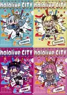 "Virtual YouTuber Hololive hololiveCITY ATTRACTIONS" set of 4 sheets of Hololive 4th generation live A4 clear file "