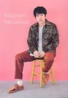 Kazuya Ninomiya (Arashi / A / Vertical) A6 Mini plastic trasparent file folder Portrait Series 2023 "Johnny's Shop"