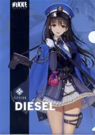 Diesel A4 plastic trasparent file folder "Goddess of Victory : NIKKE" Niconico Super Conference 2023 Handouts