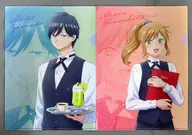 木之下茜&秋鬥A4透明文件夾2張SET