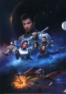 Package Illustration A4 plastic trasparent file folder "PS5 Soft EVERSPACE 2" Geo Purchase benefits