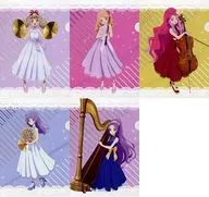 Violet, Mizuki, Noon, Elsa and Raaki A4 Clear File 5-Type Set "Aikatsu!! Series Orchestra Concert Orchestra Katsu! 2nd Stage"