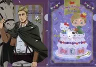 Erwin & Hello Kitty Birthday A4 Clear File 2-Pack Set "Attack on Titan x Sanrio Character Connectors"