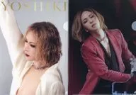 YOSHIKI A4クリアファイル 2枚セット 「YOSHIKI CLASSICAL 10th Anniversary World Tour with Orchestra 2023 ’REQUIEM’」