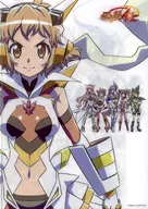 Collection A4 plastic trasparent file folder "Anime mook SENKIZESSHOU SYMPHOGEAR AXZ Original Art Collection Top and Bottom Set" Satellite e-commerce site Purchase benefits