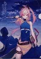 Agate A4 plastic trasparent file folder "Light Novel Execution Girl's Way to Live 5 & Comic Execution Girl's Way to Live 1" Melon Books Simultaneous Purchase benefits