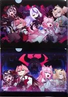 HoloX A4 Clear File Set "Virtual YouTuber Hololive Secret association holoX× Dramatic Enigma Game ~ Invitation from the Secret association holoX ~ Escape from the Labyrinth Labyrinth"