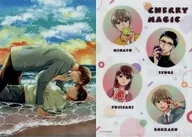 集合(海＆フルーツ) A4クリアファイル2枚セット 30歳まで童貞だと魔法使いになれるらしい