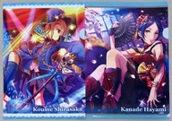 Hayasui So & Shirasaka Kobai (Cool) A4 Clear File 2 Set "Idol japonés Master Cenicienta Girls"